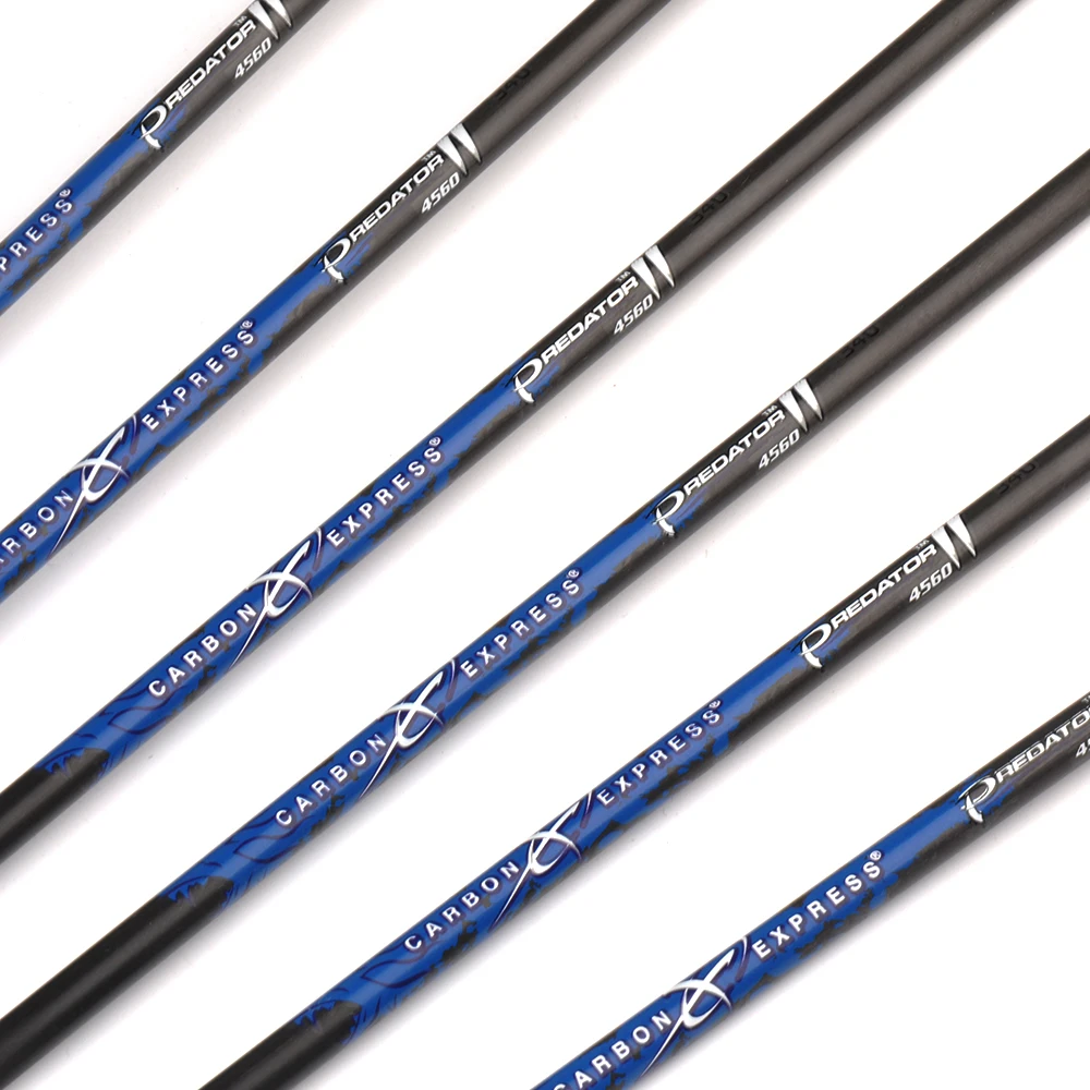 Carbon Arrows 30 Inch Spine 400 500 - CE Pure Carbon Arrow Shafts ID6.2mm