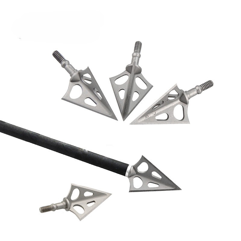 Broadheads 100 Grain 3 Blade Hunting - 6/12pcs 3 Fixed X3/X5 Tips Archery