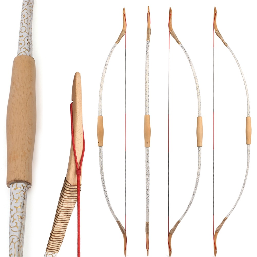 Recurve Bow Takedown 40 Lbs Target - 53Inch Archery Traditional Bow 20-40Lbs Split