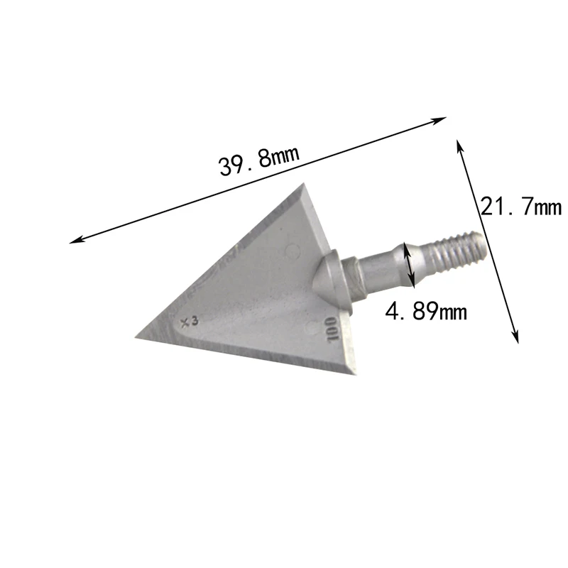 6/12pcs Archery Arrowhead 3Bla - огляд і ціна Broadheads 100 Grain 3 Blade Hunting
