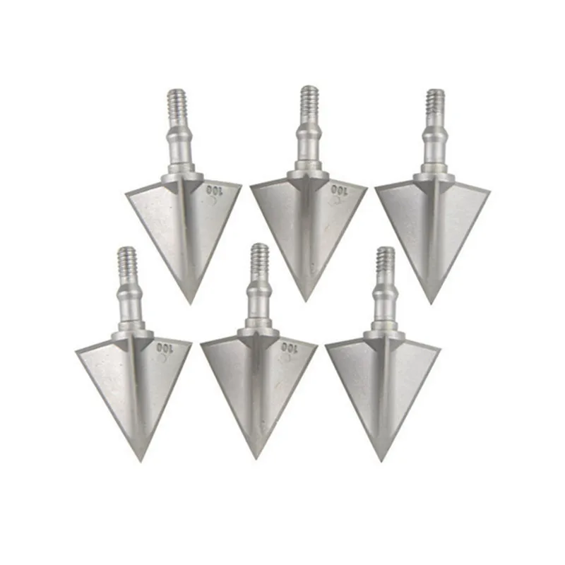 6/12pcs Broadhead Arrowhead 10 - огляд і ціна Broadheads 100 Grain 3 Blade Hunting