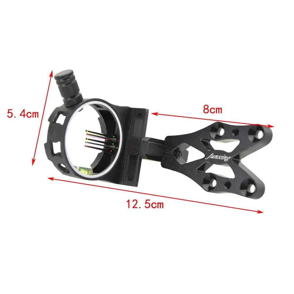 5 Pin Compound Bow Sight CNC A - огляд і ціна Compound Bow Sight 5 Pin Fiber Optic