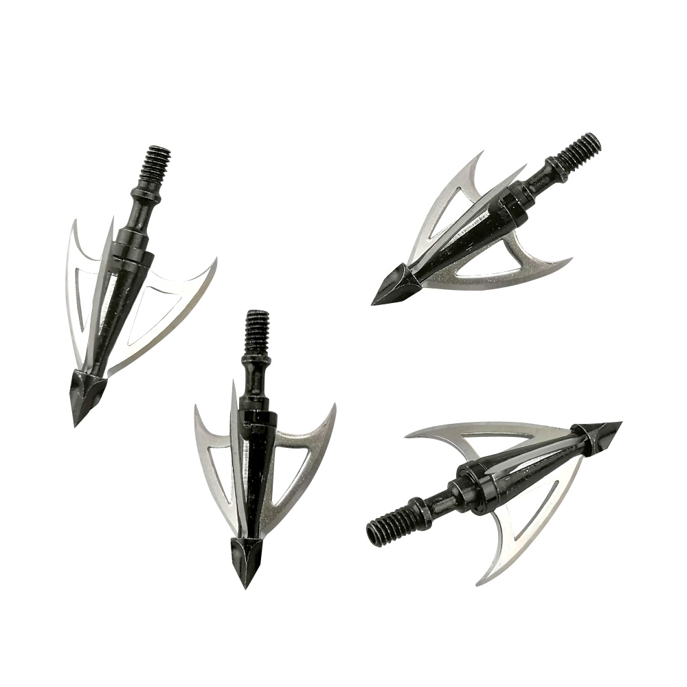 6/12pcs 100 Grains ArrowHead A - огляд і ціна Broadheads 100 Grain 3 Blade Hunting