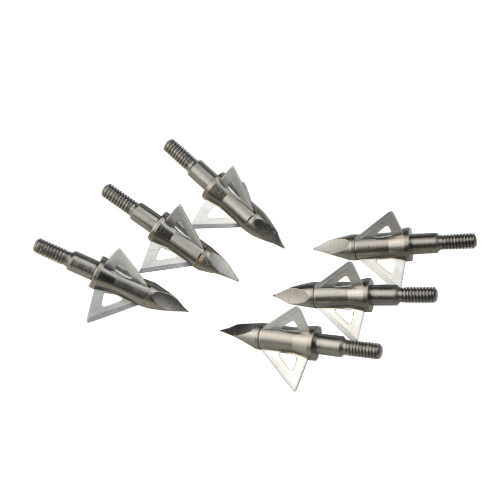 12pcs 100 Grain Arrowheads Sta - огляд і ціна Broadheads 100 Grain 3 Blade Hunting