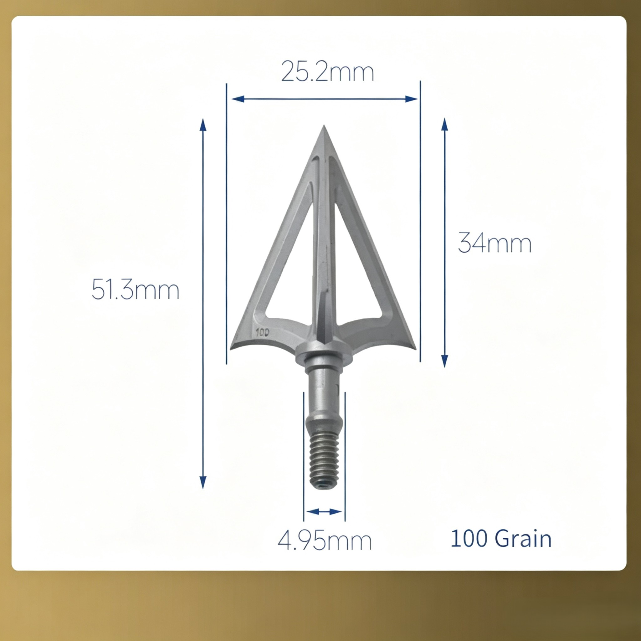 6Pcs 3 Blade Screw-in Broadhea - огляд і ціна Broadheads 100 Grain 3 Blade Hunting