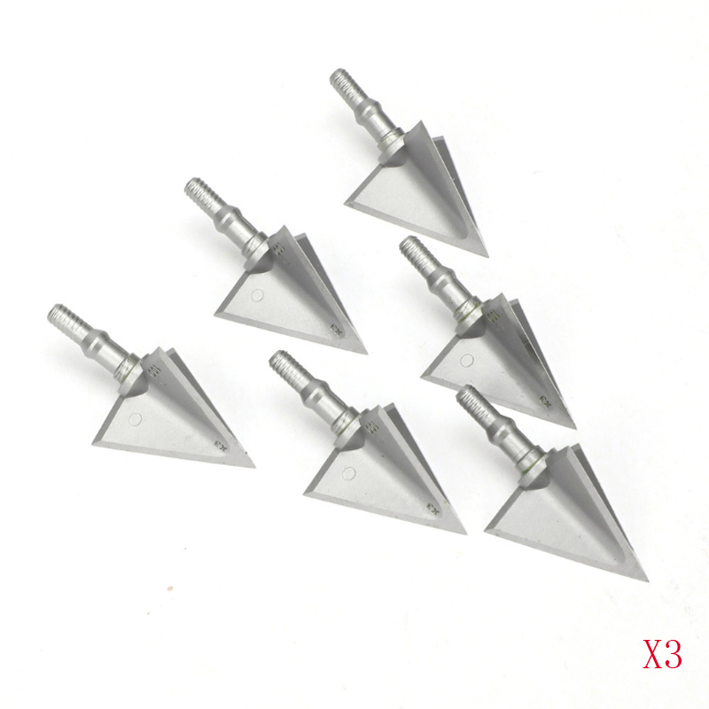 6/12pcs 3 Fixed X3/X5 Tips Arc - огляд і ціна Broadheads 100 Grain 3 Blade Hunting