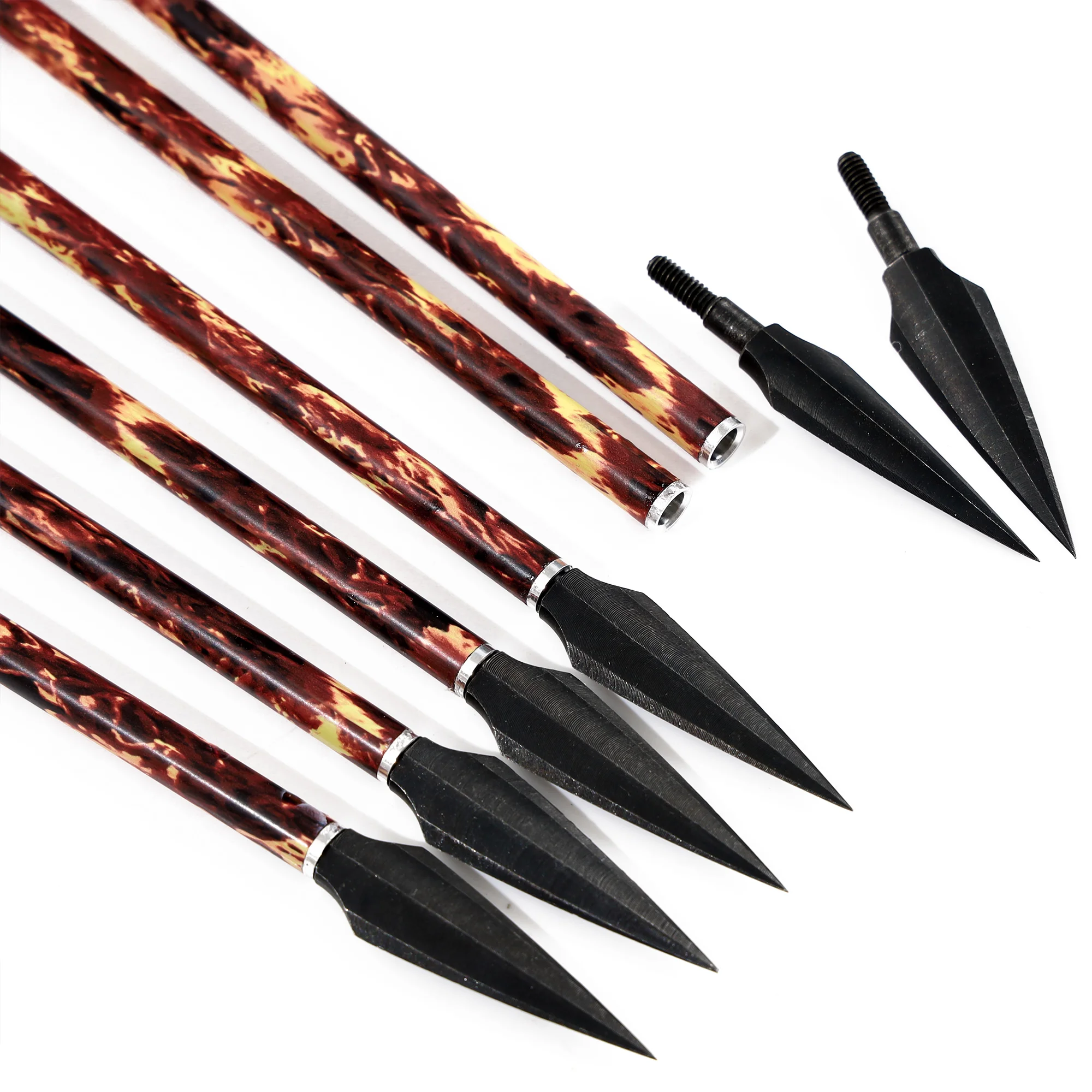 12pcs Spine 340 400 500 ID6.2M - огляд і ціна Carbon Arrows 30 Inch Spine 400 500