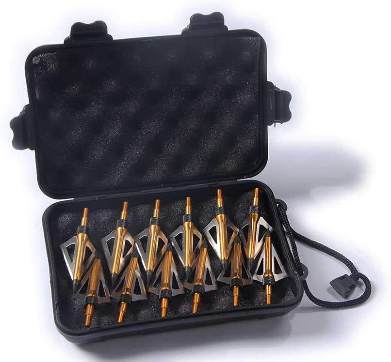 12 Pack 3 Fixed Blade Archery  - огляд і ціна Broadheads 100 Grain 3 Blade Hunting