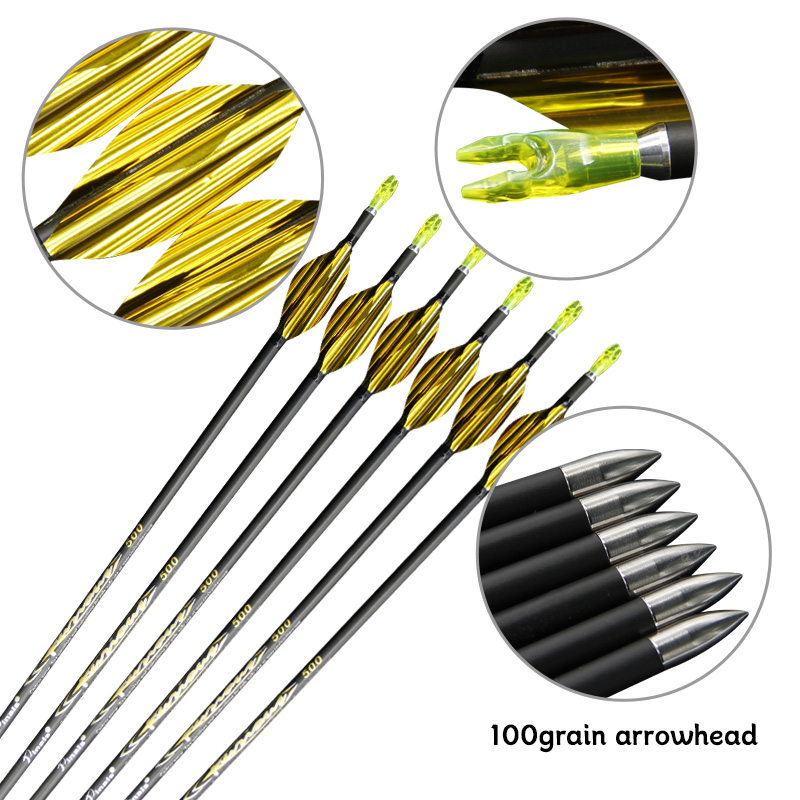ID4.2mm Pure Carbon Arrow 1.8I - огляд і ціна Carbon Arrows 30 Inch Spine 400 500