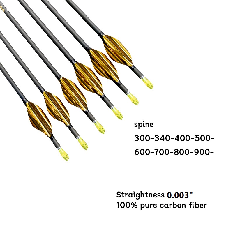 ID4.2mm Pure Carbon Arrow 1.8I - огляд і ціна Carbon Arrows 30 Inch Spine 400 500