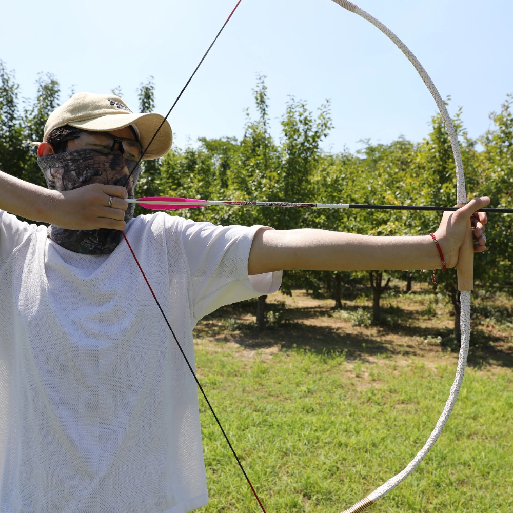 Archery 53” Longbow Traditiona - огляд і ціна Recurve Bow Takedown 40 Lbs Target