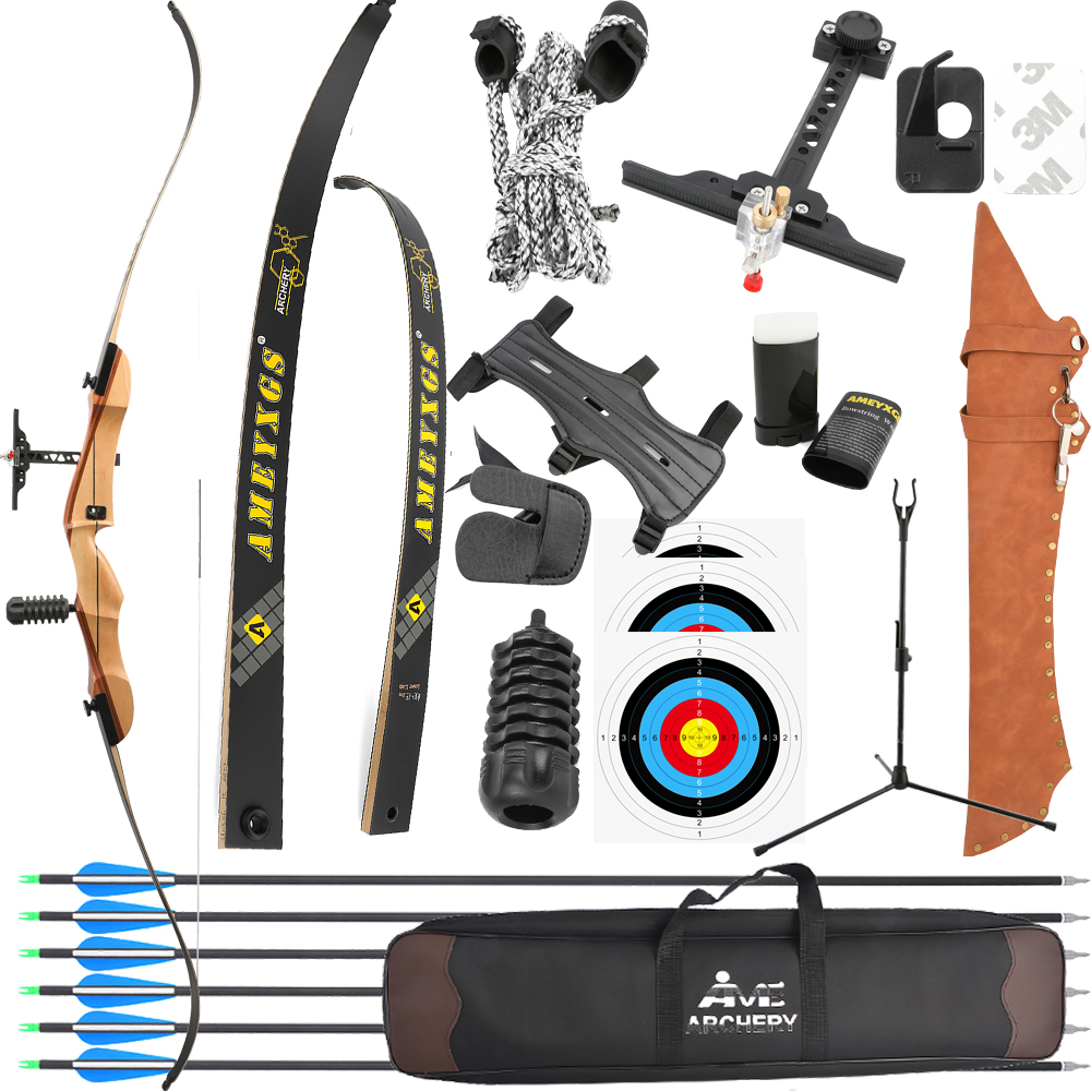 20-40lbs Recurve Bow 68 Inch H - огляд і ціна Recurve Bow Takedown 40 Lbs Target