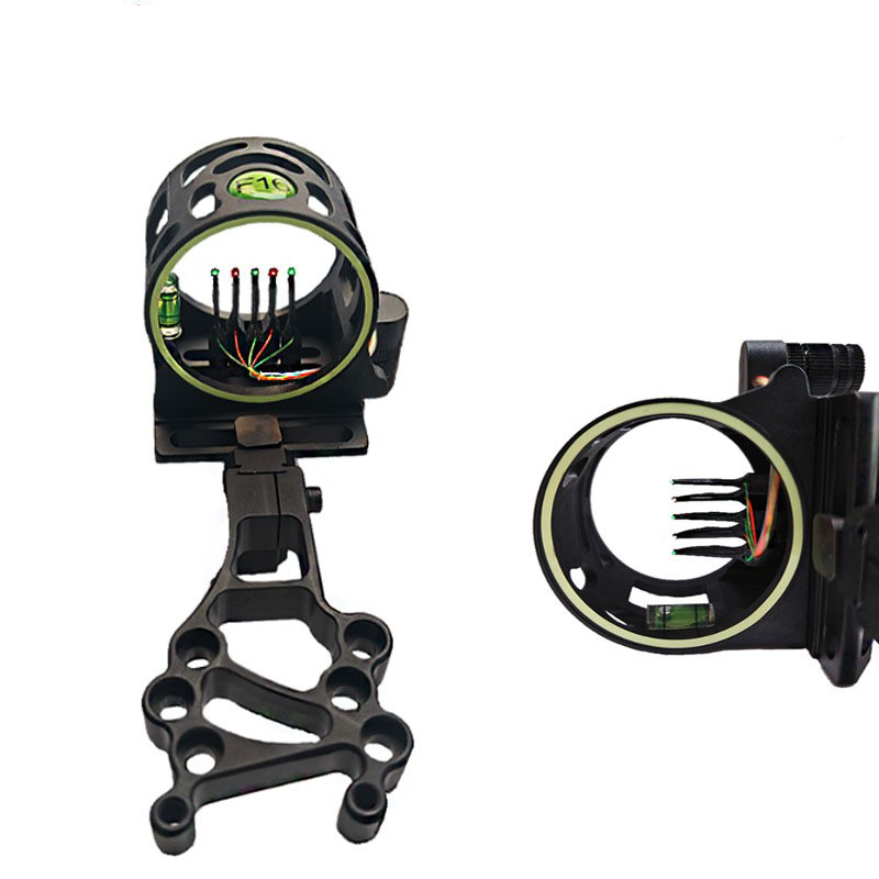 F16 Compound Bow Sight Adjusta - огляд і ціна Compound Bow Sight 5 Pin Fiber Optic