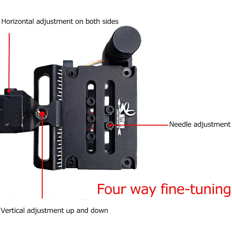 F16 Compound Bow Sight Adjusta - огляд і ціна Compound Bow Sight 5 Pin Fiber Optic