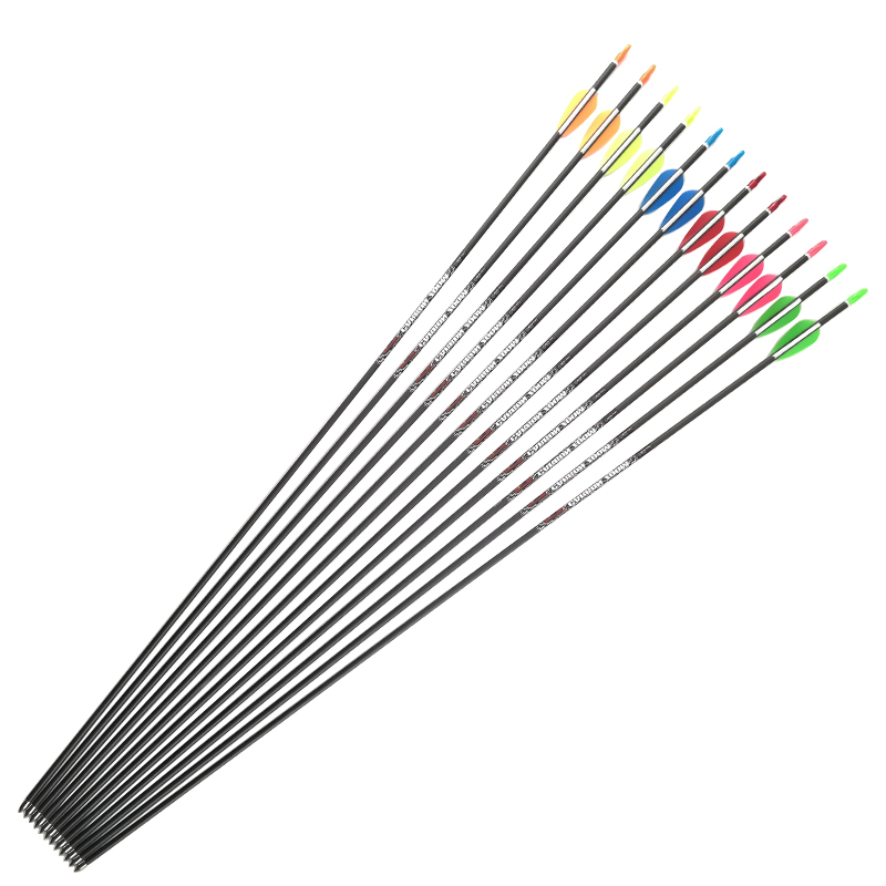 Spine 400 500 600 Archery Carb - огляд і ціна Carbon Arrows 30 Inch Spine 400 500