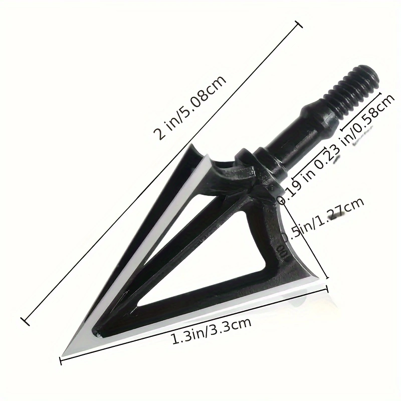 6PK Hunting Broadhead 100 Grai - огляд і ціна Broadheads 100 Grain 3 Blade Hunting