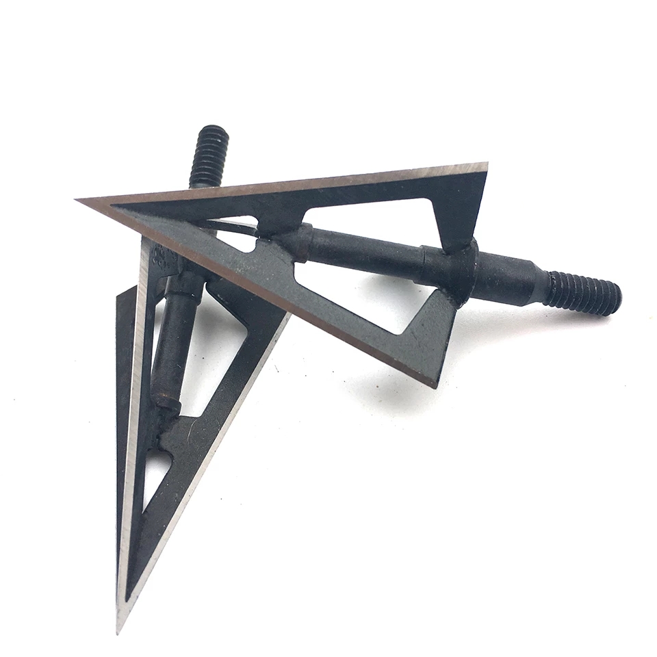 3/6/12/24/60pc 100 Grain Arrow - огляд і ціна Broadheads 100 Grain 3 Blade Hunting