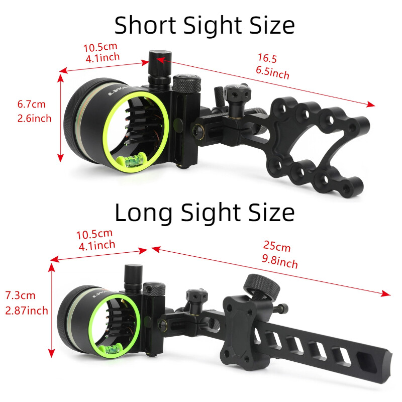 ‌4X 6X 8X Lens Compound Bow Si - огляд і ціна Compound Bow Sight 5 Pin Fiber Optic