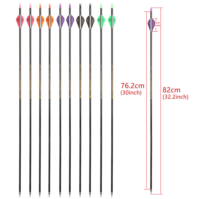 30 Inches Pure Carbon Arrow 6/ - огляд і ціна Carbon Arrows 30 Inch Spine 400 500