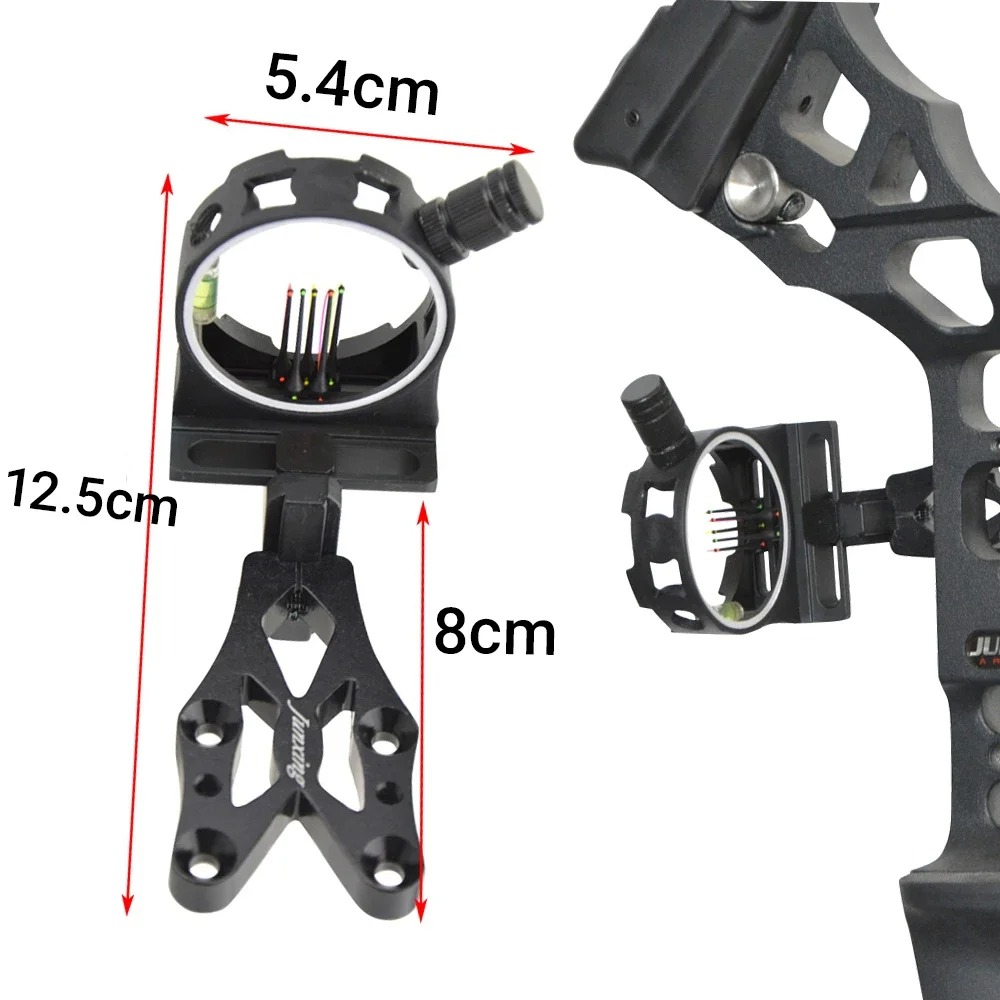 Compound Bow 5 Pin Sight CNC A - огляд і ціна Compound Bow Sight 5 Pin Fiber Optic