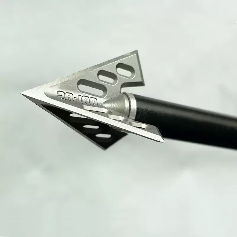6/12 100 Grain Stainless Steel - огляд і ціна Broadheads 100 Grain 3 Blade Hunting