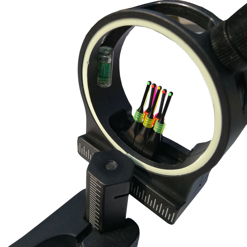 0.029inch/5 Pins Archery Adjus - огляд і ціна Compound Bow Sight 5 Pin Fiber Optic