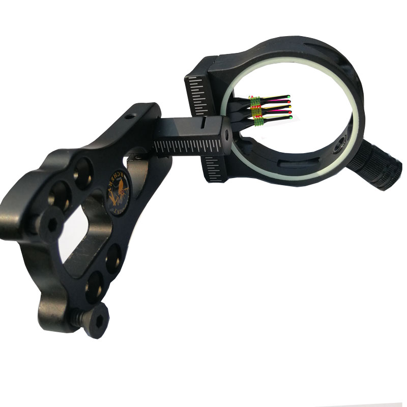 0.029inch/5 Pins Archery Adjus - огляд і ціна Compound Bow Sight 5 Pin Fiber Optic