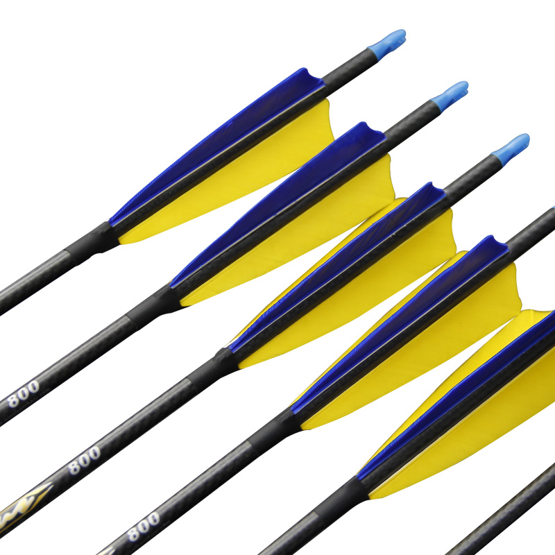 Archery 12Pcs 3K Pure Carbon A - огляд і ціна Carbon Arrows 30 Inch Spine 400 500