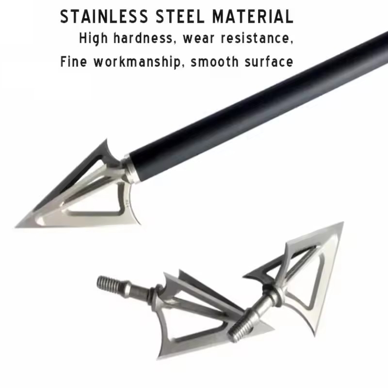 Archery Arrowheads Shooting Hu - огляд і ціна Broadheads 100 Grain 3 Blade Hunting