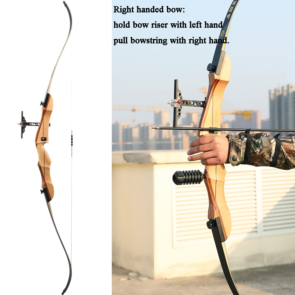 68 Inch Hunting Bow 20-40lbs R - огляд і ціна Recurve Bow Takedown 40 Lbs Target