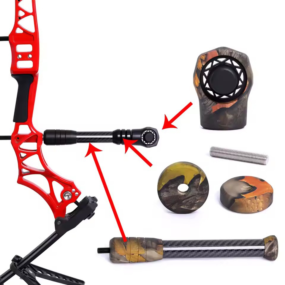 Archery Compound Bow Stabilize - огляд і ціна Bow Stabilizer Carbon Fiber 8 Inch